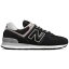 New Balance ニューバランス レディース スニーカー 【New Balance 574】 サイズ US_5.5(22.5cm) Black Grey (Women's)