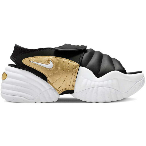 Nike ナイキ レディース スニーカー 【Nike Air Adjust Force Sandal】 サイズ US_12W(29cm) Black Metallic Gold (Women's)