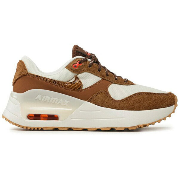 Nike ナイキ レディース スニーカー 【Nike Air Max System SE】 サイズ US_5.5W(22.5cm) Pale Ivory Picante Red (Women's)