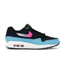 Nike ナイキ メンズ スニーカー エアマックス 【Nike Air Max 1】 サイズ US_9(27.0cm) Jelly Swoosh Black Fuchsia Blue Fury