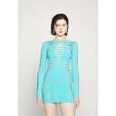 ジェーデッド レディース ワンピース トップス SLASHED CUT OUT BACKLESS DRESS - Jersey dress - blue