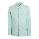 【送料無料】 トミー ヒルフィガー メンズ シャツ トップス Shirts Green(4)