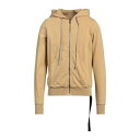 【送料無料】 リックオウエンス メンズ パーカー・スウェットシャツ アウター Sweatshirts Yellow
