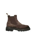 【送料無料】 サントーニ メンズ ブーツ シューズ Ankle boots Brown