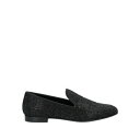 【送料無料】 ヴェルサーチ メンズ スリッポン・ローファー シューズ Loafers Black(4)
