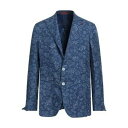 【送料無料】 イザイア メンズ ジャケット&ブルゾン アウター Blazers Blue