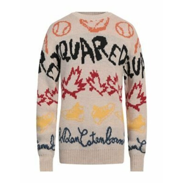 【送料無料】 ディースクエアード メンズ ニット&セーター アウター Sweaters Beige