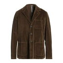 【送料無料】 マッシモ アルバ メンズ ジャケット&ブルゾン アウター Blazers Brown(4)