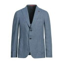 【送料無料】 イザイア メンズ ジャケット&ブルゾン アウター Blazers Blue