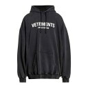 【送料無料】 ヴェトモン メンズ パーカー・スウェットシャツ アウター Sweatshirts Grey
