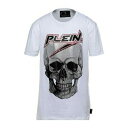 【送料無料】 フィリッププレイン メンズ Tシャツ トップス T-shirts White