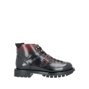 【送料無料】 サントーニ メンズ ブーツ シューズ Ankle boots Red(4)