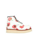 【送料無料】 ケンゾー メンズ ブーツ シューズ Ankle boots White