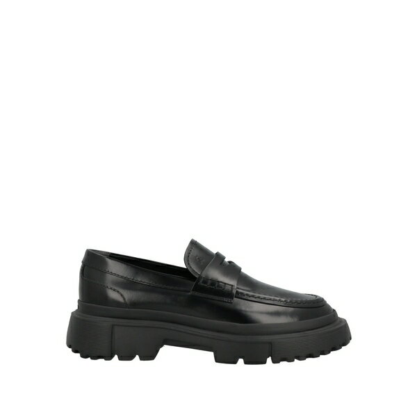 【送料無料】 ホーガン メンズ スリッポン・ローファー シューズ Loafers Black