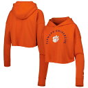 ナイキ レディース パーカー・スウェットシャツ アウター Clemson Tigers Nike Women's 2Hit Cropped Pullover Hoodie Orange