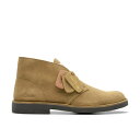クラークス メンズ ブーツ シューズ Desert Boots Dark Sand(4)