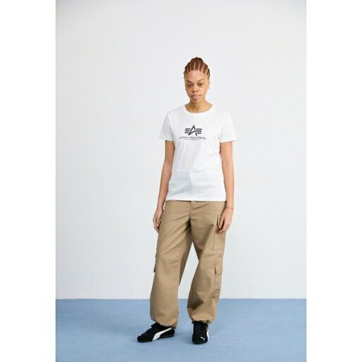 アルファインダストリーズ レディース Tシャツ トップス NEW 2 PACK - Print T-shirt - white/pastel pink アルファインダストリーズ レディース Tシャツ トップス NEW 2 PACK - Print T-shirt - white/pastel pink