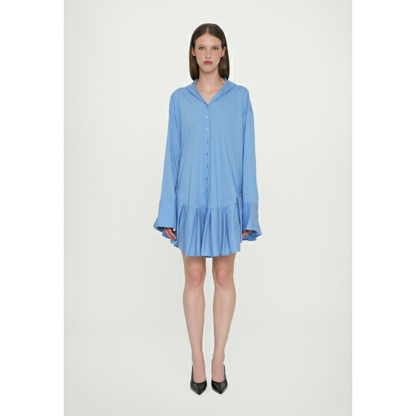 アヴァヴァヴ レディース ワンピース トップス BALLERINA SHIRT - Shirt dress - blue