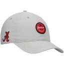 楽天astyブラッククローバー メンズ 帽子 アクセサリー Alabama Crimson Tide Oxford Circle Adjustable Hat Gray