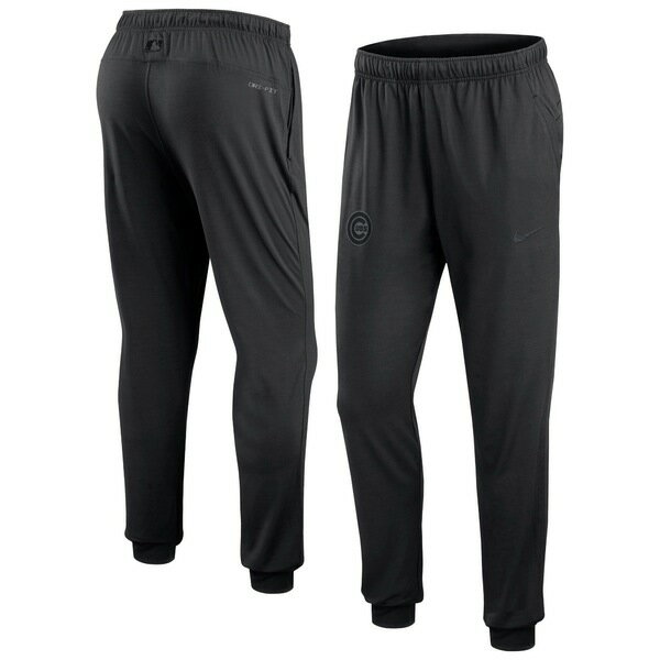 ナイキ メンズ カジュアルパンツ ボトムス Chicago Cubs Nike Authentic Collection Travel Performance Pants Black