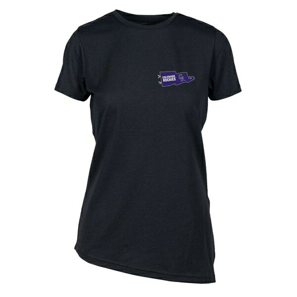 ٥륦 ǥ T ȥåץ Colorado Rockies Levelwear Women's Birch Rafters TShirt Black