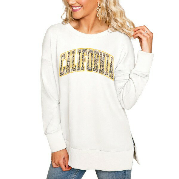 ǥ ǥ ѡåȥ  Cal Bears Gameday Couture Women's Side Split Team Logo Pullover Top Cream