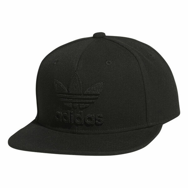 アディダスオリジナルス メンズ 帽子 アクセサリー adidas Originals Trefoil Chain Snapback Hat Black