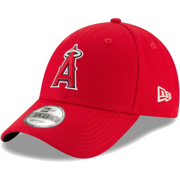 j[G Y Xq ANZT[ Los Angeles Angels New Era Game The League 9FORTY Adjustable Hat Red