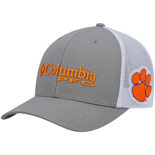 コロンビア メンズ 帽子 アクセサリー Clemson Tigers Columbia PFG Snapback Adjustable Hat Orange