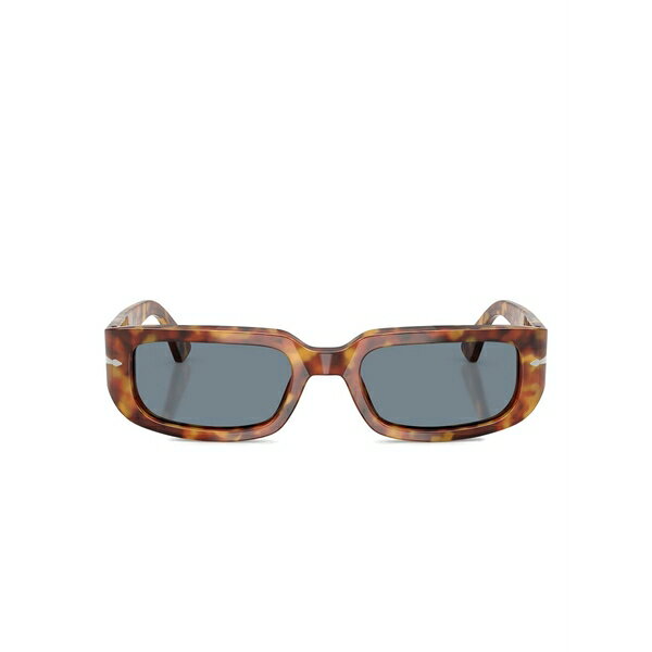 ペルソル メンズ サングラス・アイウェア アクセサリー Tortoiseshell rectangle sunglasses Brown