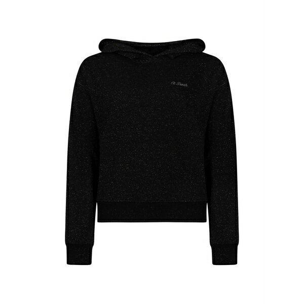 エムシーツーセイントバース メンズ パーカー・スウェットシャツ アウター Glitter-effect embroidered hoodie Black