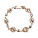 WoV[ fB[X uXbgEoOEANbg ANZT[ Pear-Shape Crystal Orbital Flex Bracelet Pink