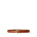 ラルフローレン 【送料無料】 ラルフローレン レディース ベルト アクセサリー Kenton Leather Belt Lauren Tan 002