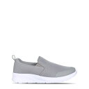 yz X[W[ Y jO X|[c Zeal Mens Slip On Shoes Grey/White