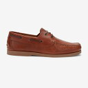 【送料無料】 ジャック ウィルス メンズ デッキシューズ シューズ Leather Boat Shoes Tan