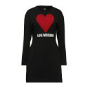 LOVE MOSCHINO ラブ モスキーノ ワンピース トップス レディース Short dresses Black