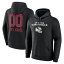 ファナティクス メンズ パーカー・スウェットシャツ アウター Arizona Cardinals Fanatics Branded Personalized Name & Number Team Wordmark Pullover Hoodie Black