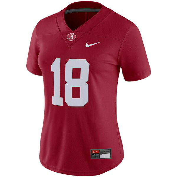 楽天astyナイキ レディース ユニフォーム トップス #18 Alabama Crimson Tide Nike Women's Game Jersey Crimson