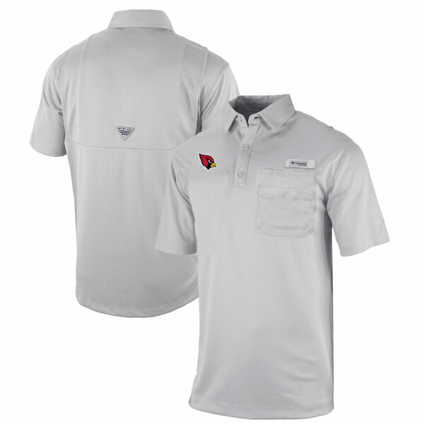 ӥ  ݥ ȥåץ Arizona Cardinals Columbia OmniWick Flycaster Pocket Polo Gray