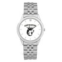 W[fB Y rv ANZT[ Northeastern Huskies Medallion Rolled Link Bracelet Wristwatch -