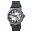 W[fB Y rv ANZT[ TCU Horned Frogs Enigma Silicone Strap Watch -