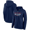 ファナティクス レディース パーカー・スウェットシャツ アウター Columbus Blue Jackets Fanatics Branded Women's Authentic Pro Pullover Hoodie -