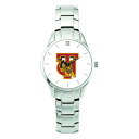 W[fB Y rv ANZT[ Tuskegee Golden Tigers Unisex Stainless Steel Bracelet Wristwatch -