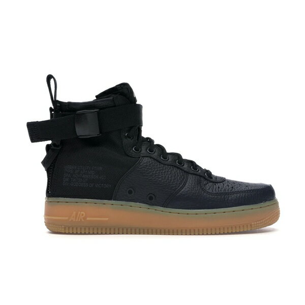 Nike ナイキ メンズ スニーカー 【Nike SF Air Force 1 Mid Black Gum】 サイズ US_10.5(28.5cm) Black/Black-Gum Light Brown