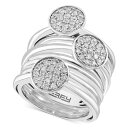 エフィー コレクション メンズ リング アクセサリー EFFY Diamond Disc Cluster Multirow Statement Ring (5/...
