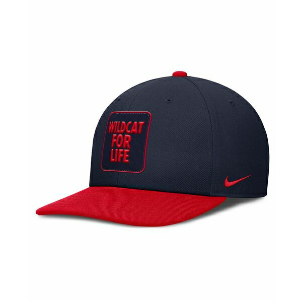 ナイキ メンズ 帽子 アクセサリー Men's Navy/Red Arizona Wildcats 2025 Sideline Campus Pro Local Snapback Hat Navy, Red