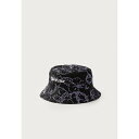 サンタクルーズ レディース 帽子 アクセサリー MONO CABANA BUCKET HAT UNISEX - Hat - black/lavender