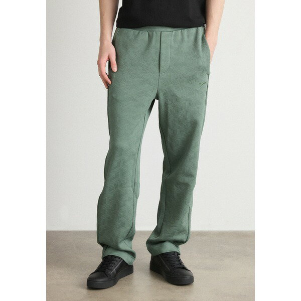 ボス メンズ カジュアルパンツ ボトムス MIRROR LONG - Tracksuit bottoms - open green