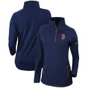 コロンビア レディース ジャケット＆ブルゾン アウター Boston Red Sox Columbia Women's OmniWick Outward Nine QuarterZip Pullover Top Navy