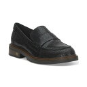 ラッキーブランド レディース サンダル シューズ Women's Salima Tailored Flat Loafers Black Snake Print Leather(4)